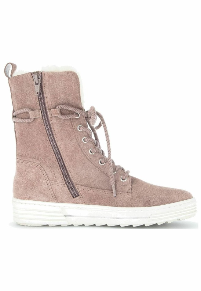 Bottines à Lacets Gabor | Rose Foncé Exclusif